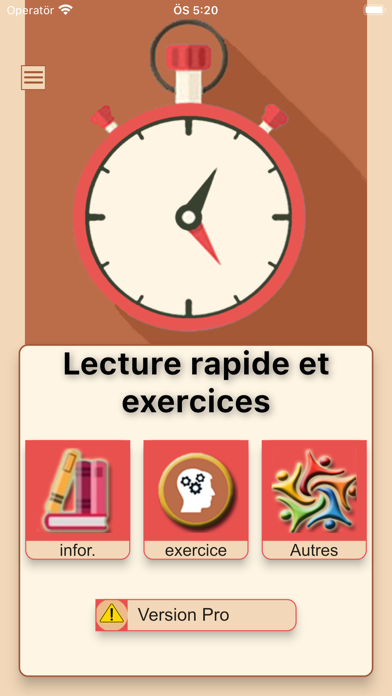 Screenshot #1 pour Lecture rapide et exercices