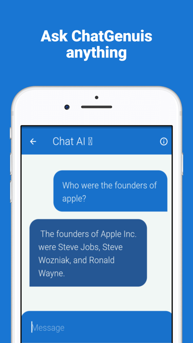 ChatGenius AI - Ask Anything Screenshot