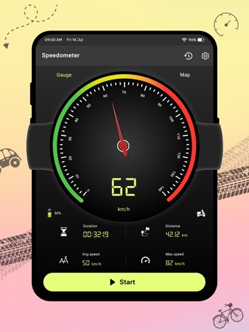 GPS Speedometer: Speed Meterのおすすめ画像1