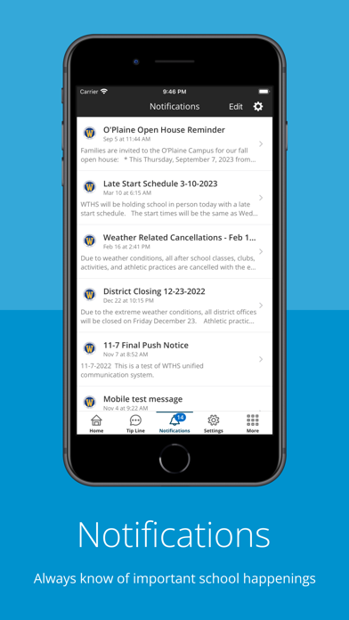 Warren Township High School Screenshot