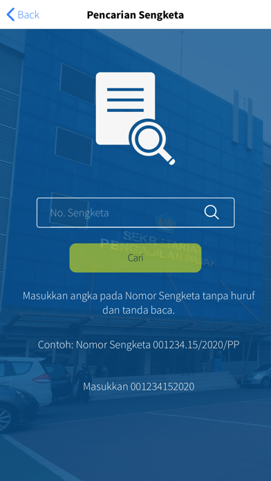 Tax Court Mobile Screenshot
