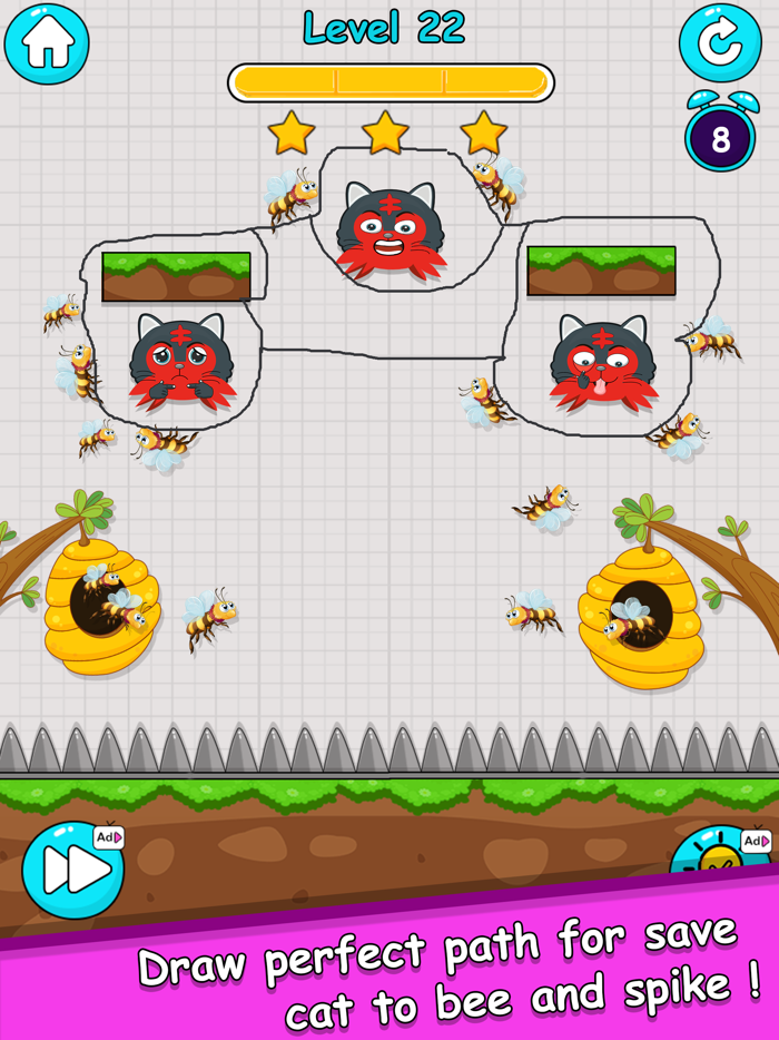 Cat Rescue Draw To Save