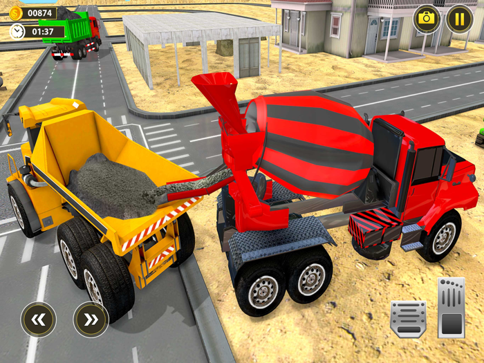 Heavy Excavator Dump Truck 3D
