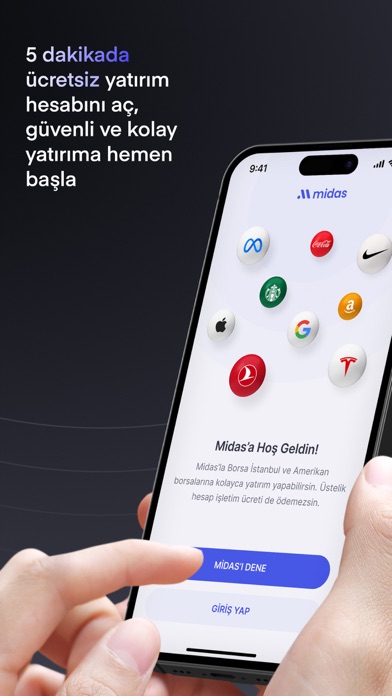 Midas: Borsa Hisse Alım Satım Screenshot