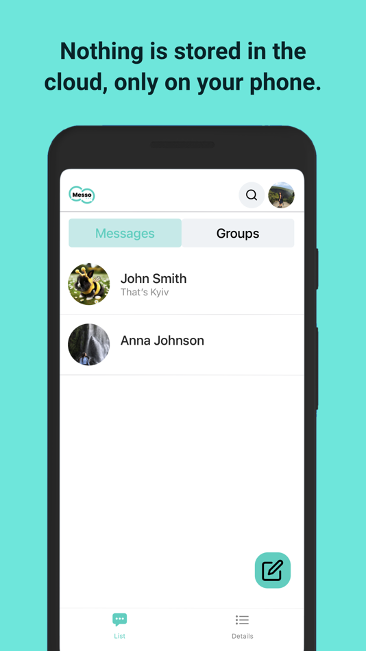 #2. Messo Secure Private Messaging (iOS) By: The Mejlerö Company GmbH