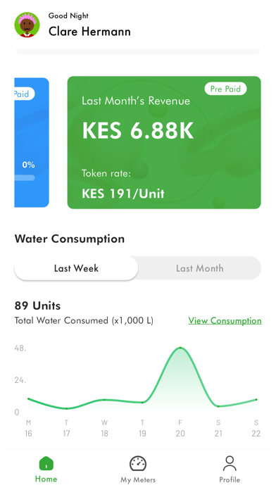 Safaricom Smart Water Manager Screenshot