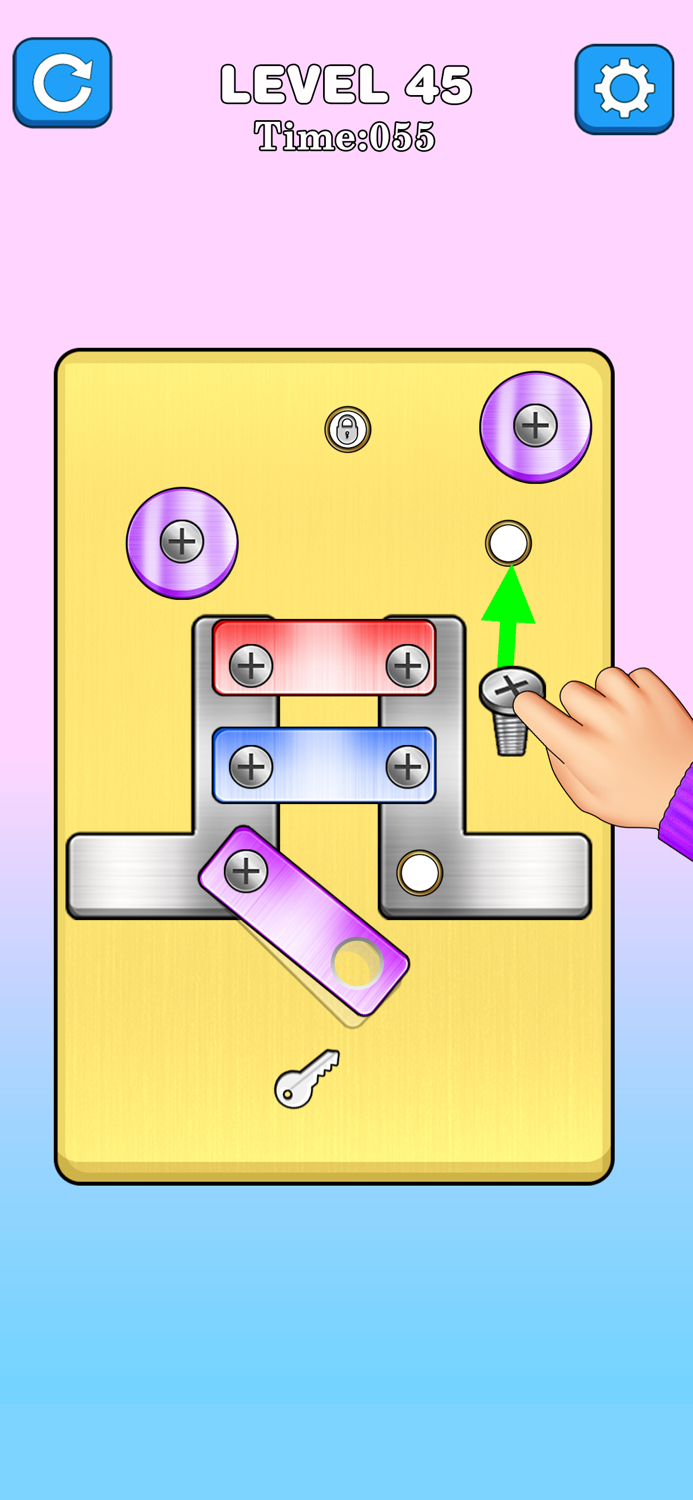 Screw Puzzle Nuts and Bolts Game