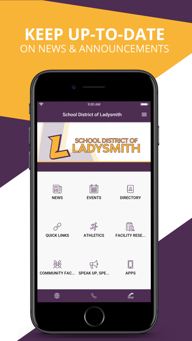 Ladysmith School District Screenshot