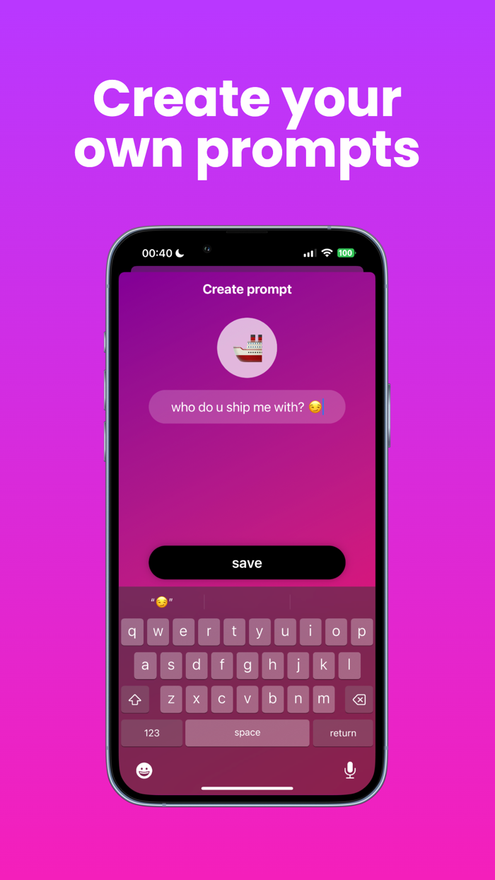 WYS - prompts for friends