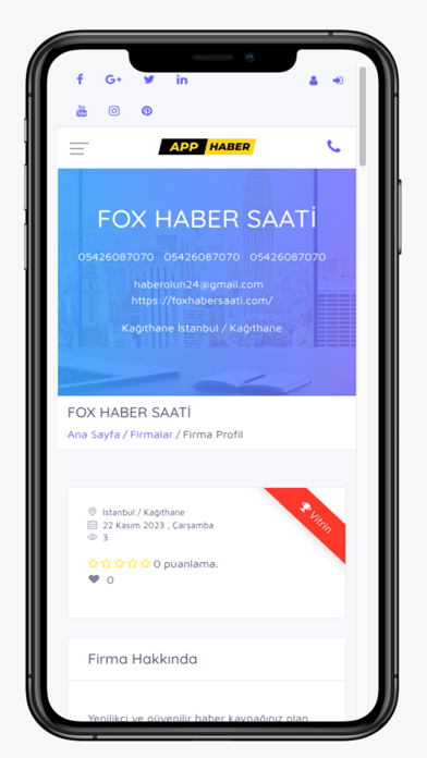 App Haber Screenshot