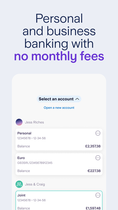 Starling Bank - Mobile Banking Screenshot