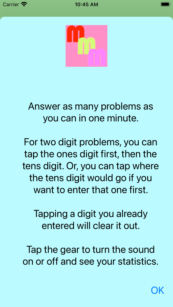 Mad Minute Math Exercises