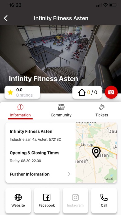 Infinity Fitness Screenshot