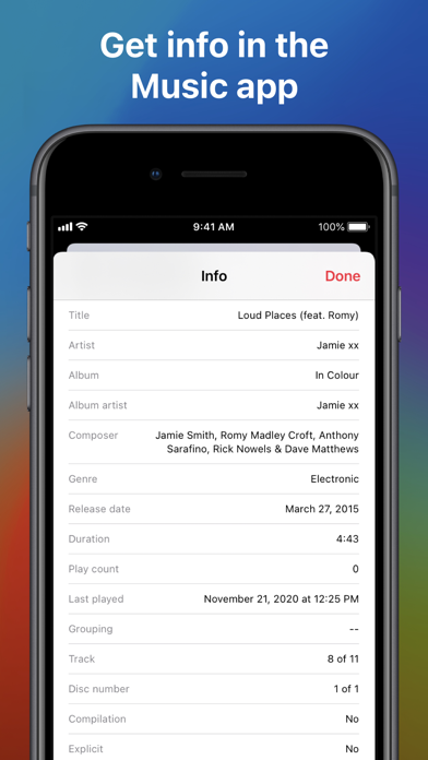Music Info — Song Metadataのおすすめ画像2