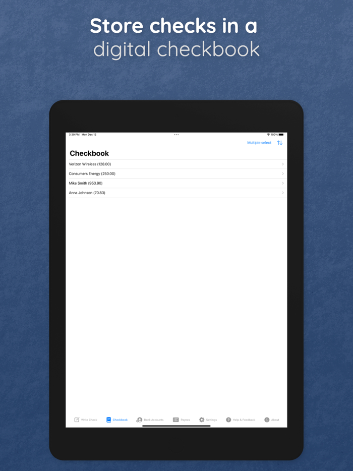 Check Writer Print Checks