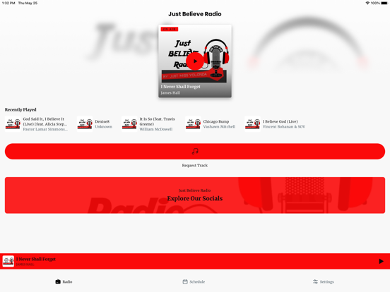 Screenshot #4 pour Just Believe Radio