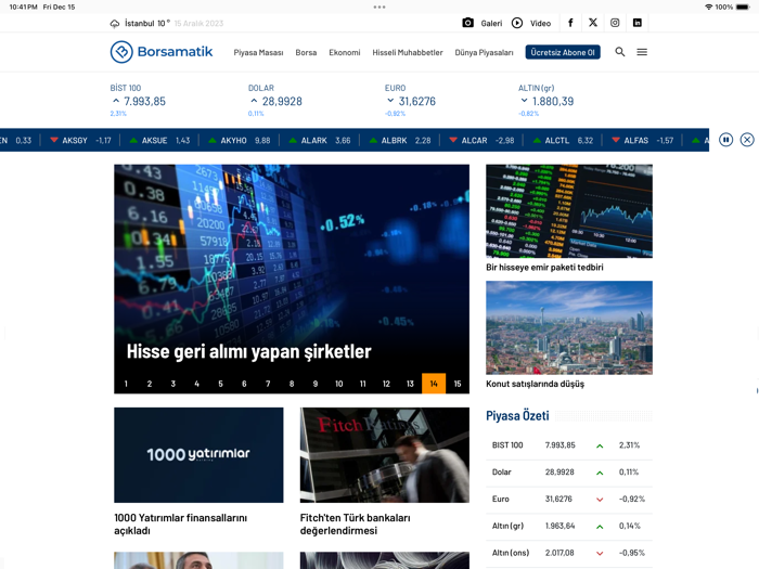 Borsamatik.com Borsa and Finans