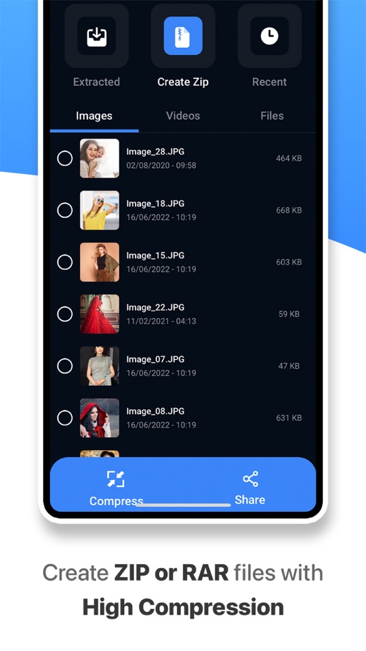 #3. Zip Rar Extractor - Zip,Unzip (iOS) Podle: MadhavKumar Bhayani