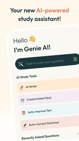 Game screenshot QuizGenie AI: Writer & Chatbot apk