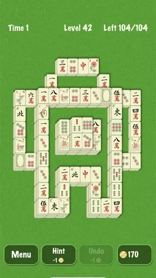 Capture d'écran de Mahjong sur iPhone 3