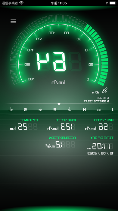 SPEEDOMETER by NAVITIME - GPSのおすすめ画像7