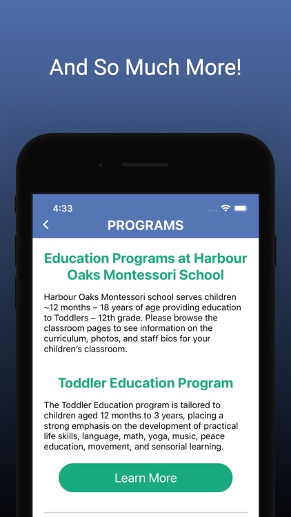 Harbour Oaks Montessori School screenshot-8