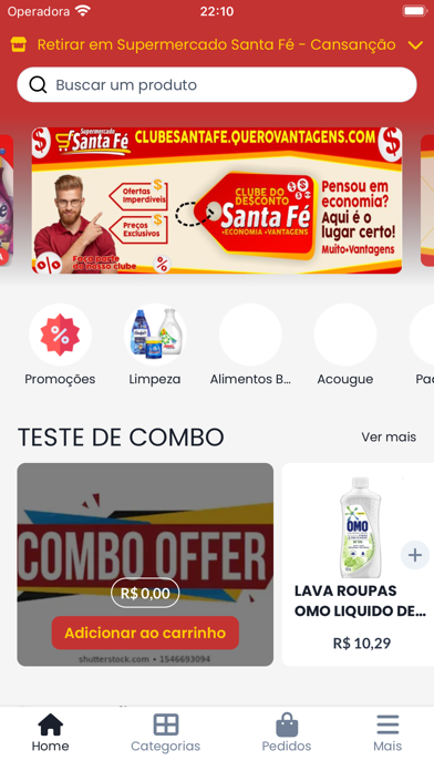 Supermercado Santa Fé Screenshot