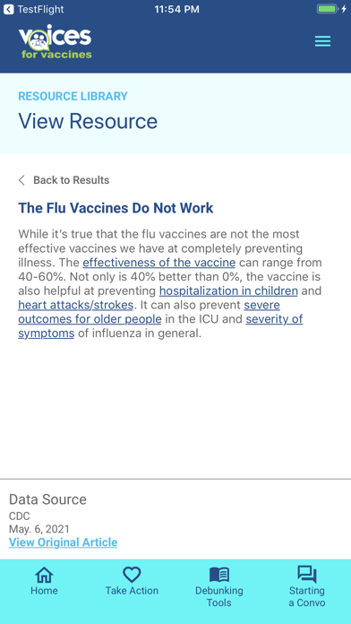 Voices For Vaccines Screenshot