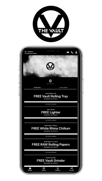 The Vault Cannabis Screenshot