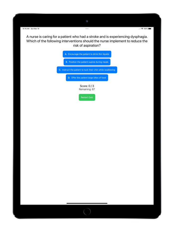 NCLEX RN Practice Questions