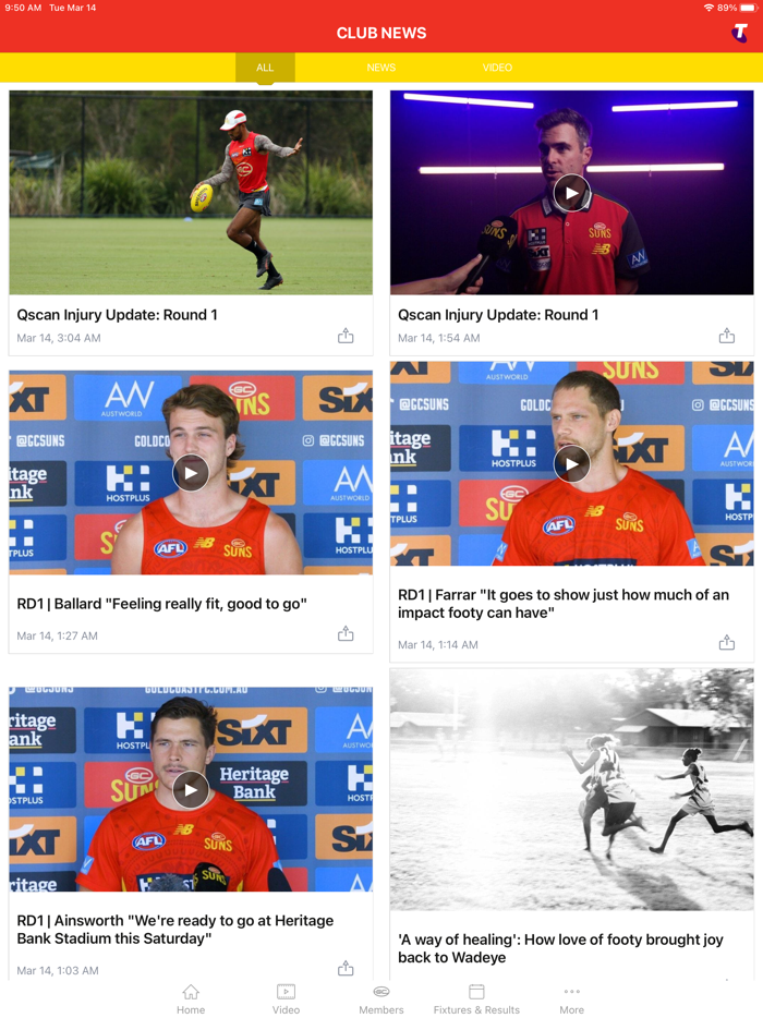 Gold Coast SUNS Official App