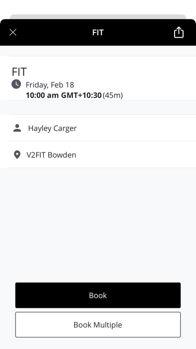 V2FIT Screenshot