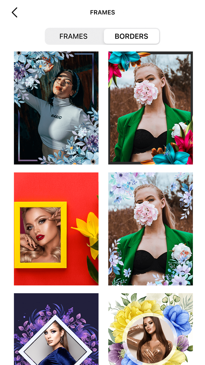 Flowers Photo Frames and Editor