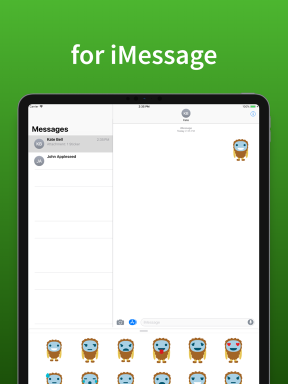 Screenshot #6 pour Yeti Emojis Stickers for text
