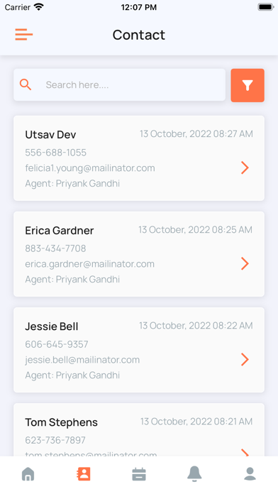 Expert Agent CRM Screenshot