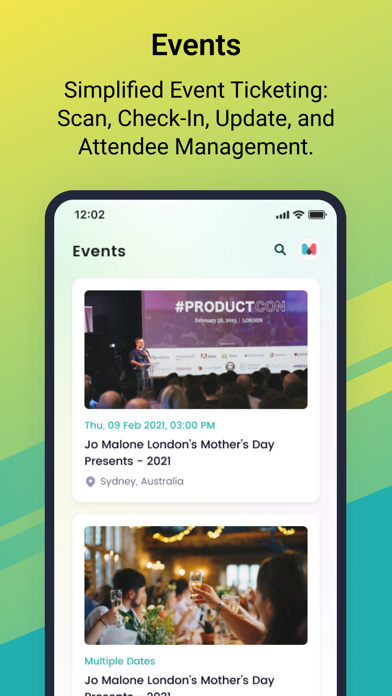EventBookings Organiser Screenshot
