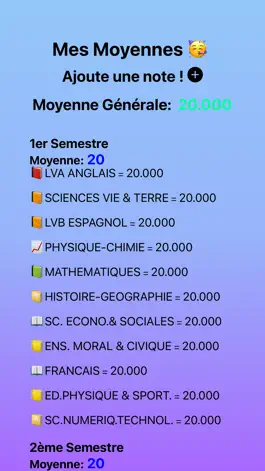 Game screenshot MesMoyennes mod apk