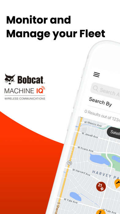 Bobcat® Dealer Machine IQ Screenshot