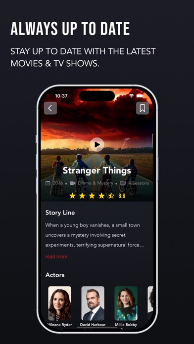 Moviez - TV Shows & Movies Screenshot