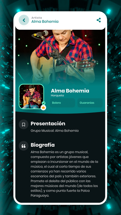 MOL Artistas del Paraguay Screenshot