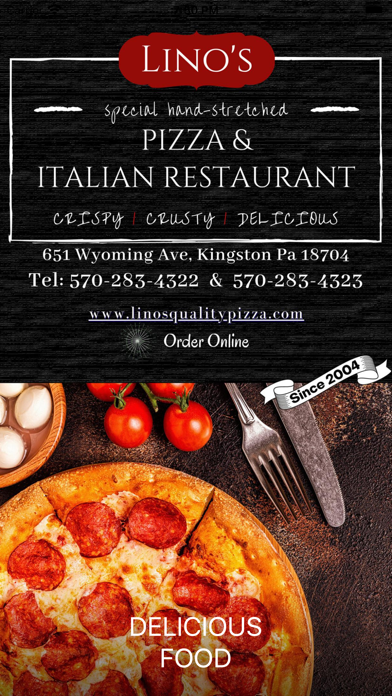 Lino's Pizza & Restaurant Screenshot