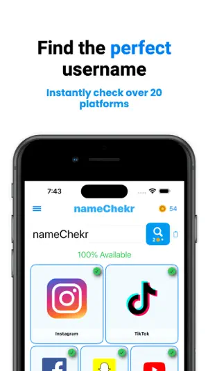NameChekr - Username Checker screenshot 1
