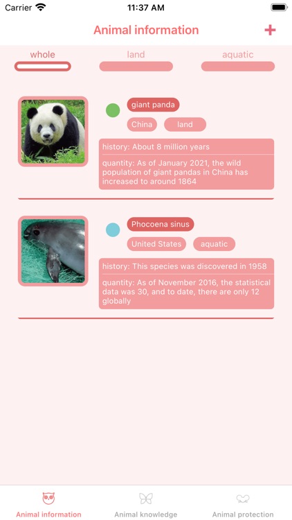 DA - DisappearingAnimals