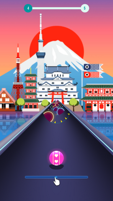 Magic Hop Ball-Going Ball Game Screenshot