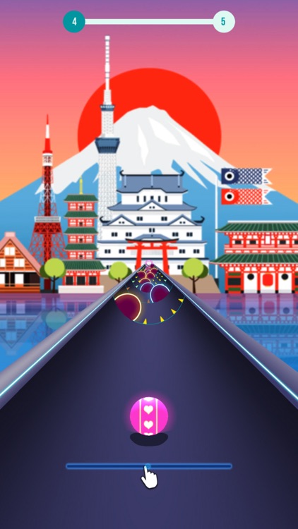 Magic Hop Ball-Going Ball Game screenshot-4