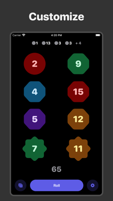 Dice - Virtual dice screenshot 4