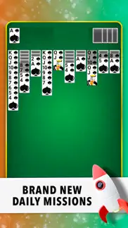 spider solitaire, card game iphone screenshot 3