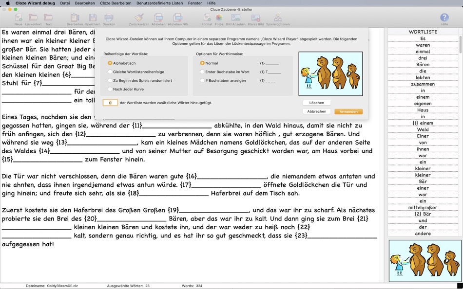 #6. Cloze Wizard (macOS) 由: Martin Fitzgibbons