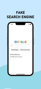 Fake Gooble Search Prank screenshot #1 for iPhone