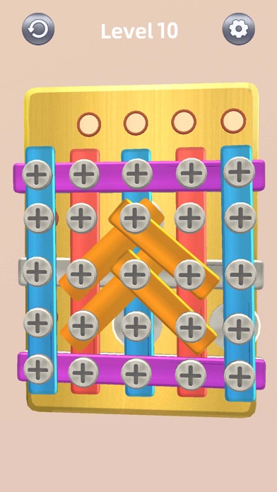 Wood Nuts - Screw Pin Puzzle Screenshot